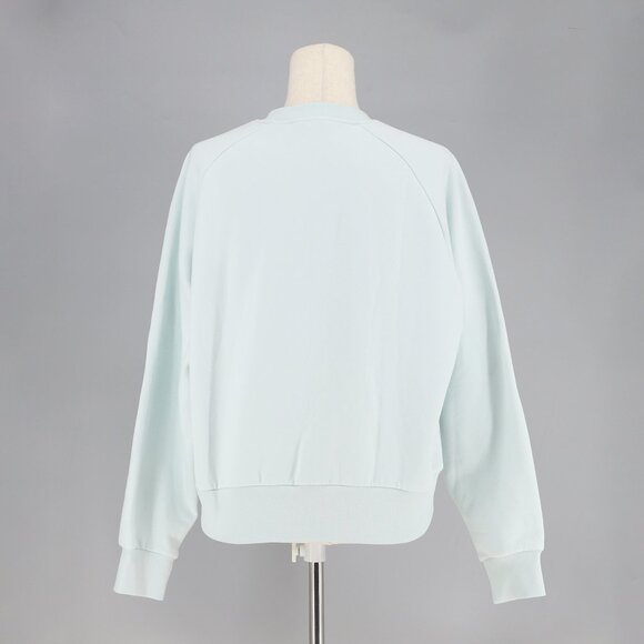 NWT ATHLETA Forever Fleece Relaxed Crew Sweatshirt Minty Green Size M - Picture 5 of 10